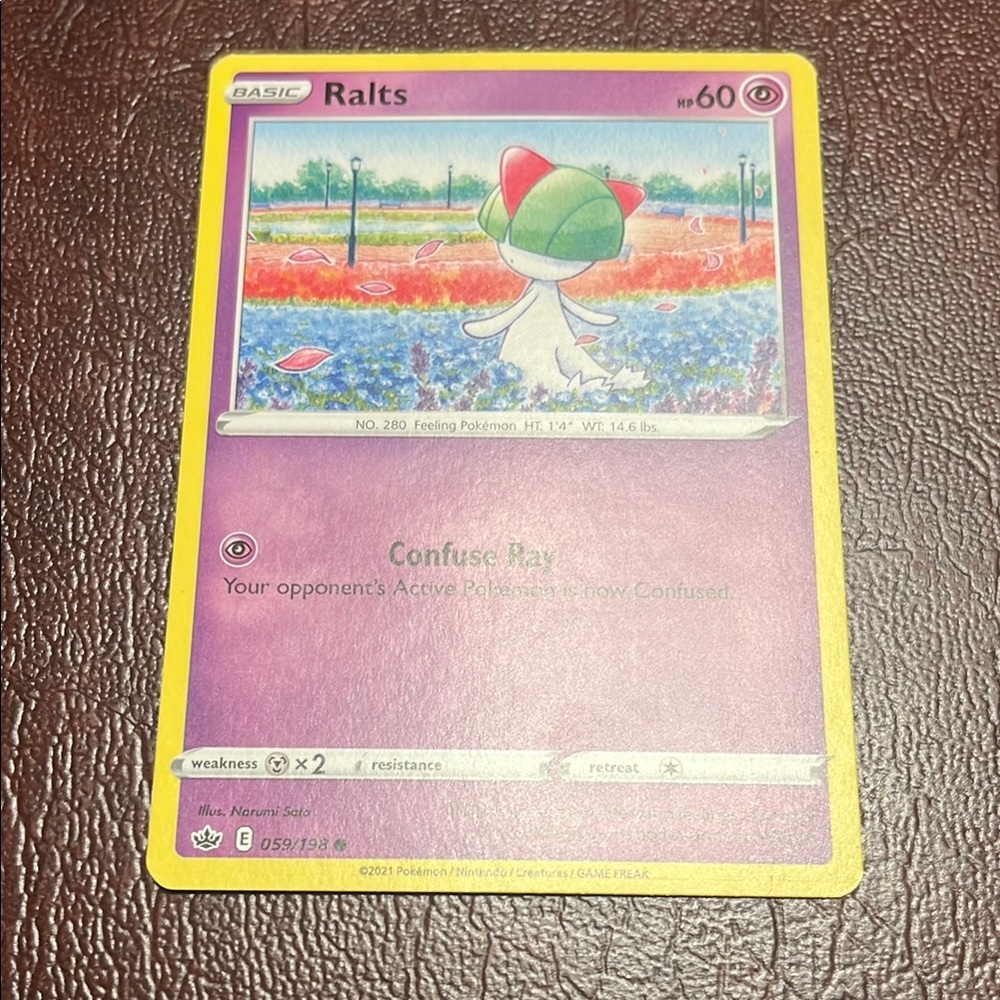 Pokemon TCG Ralts Card